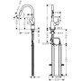 Смеситель для кухни HANSGROHE FOCUS M41, 73880000, однорычажный 240, с вытяжным душем